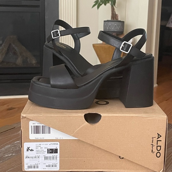 ALDO Taina Block Heel Platform Sandal - Picture 1 of 7